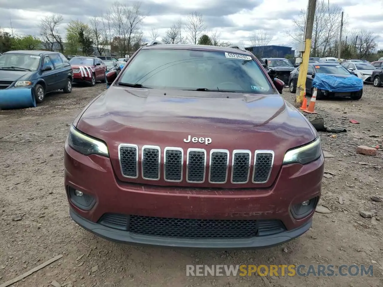 5 fotografías del automóvil dañado 1C4PJMCB7KD394821 JEEP GRAND CHER 2019