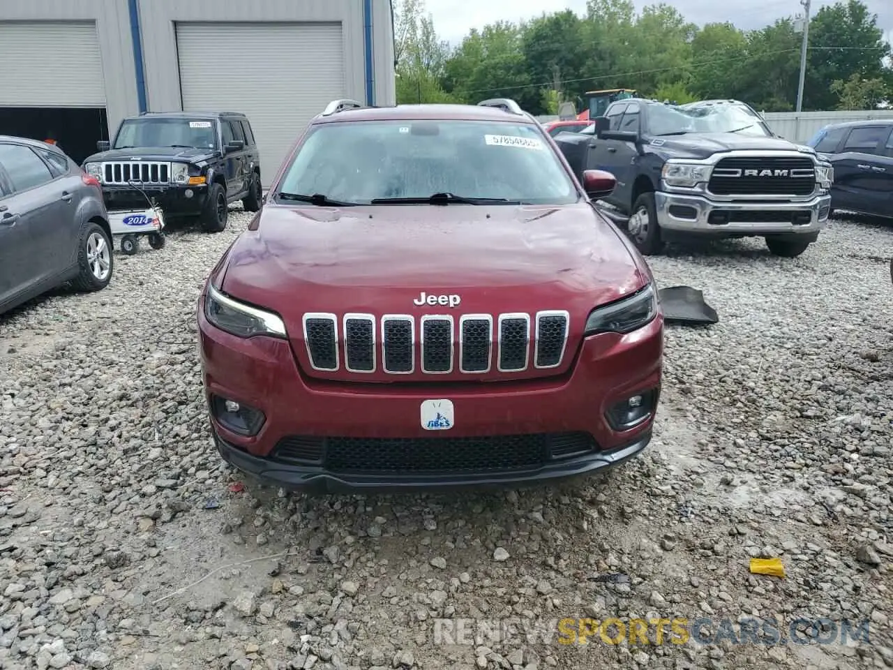 5 fotografías del automóvil dañado 1C4PJMCX4KD105115 JEEP GRAND CHER 2019