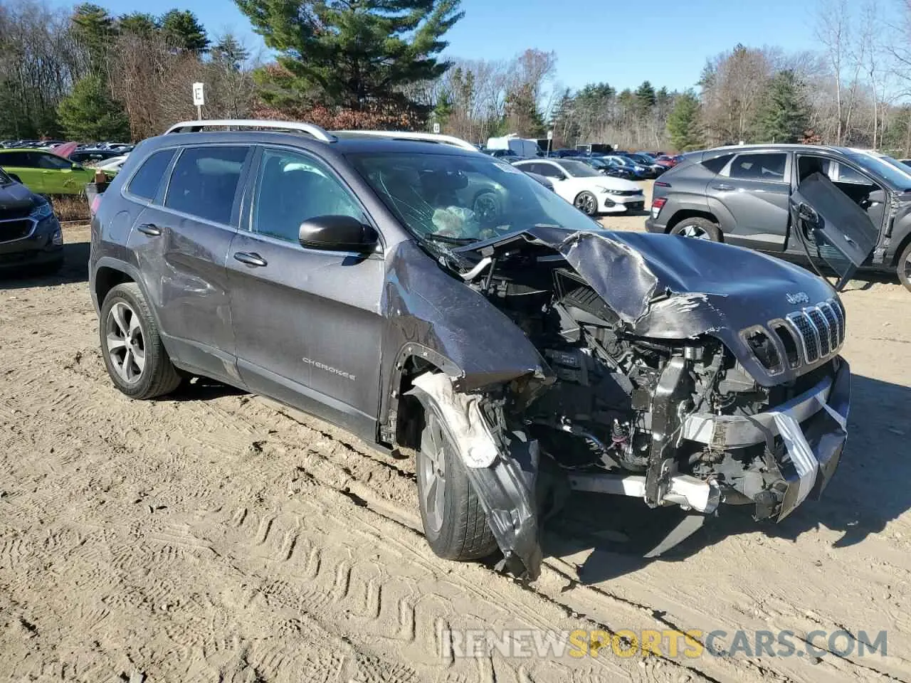 4 fotografías del automóvil dañado 1C4PJMDN9KD168515 JEEP GRAND CHER 2019