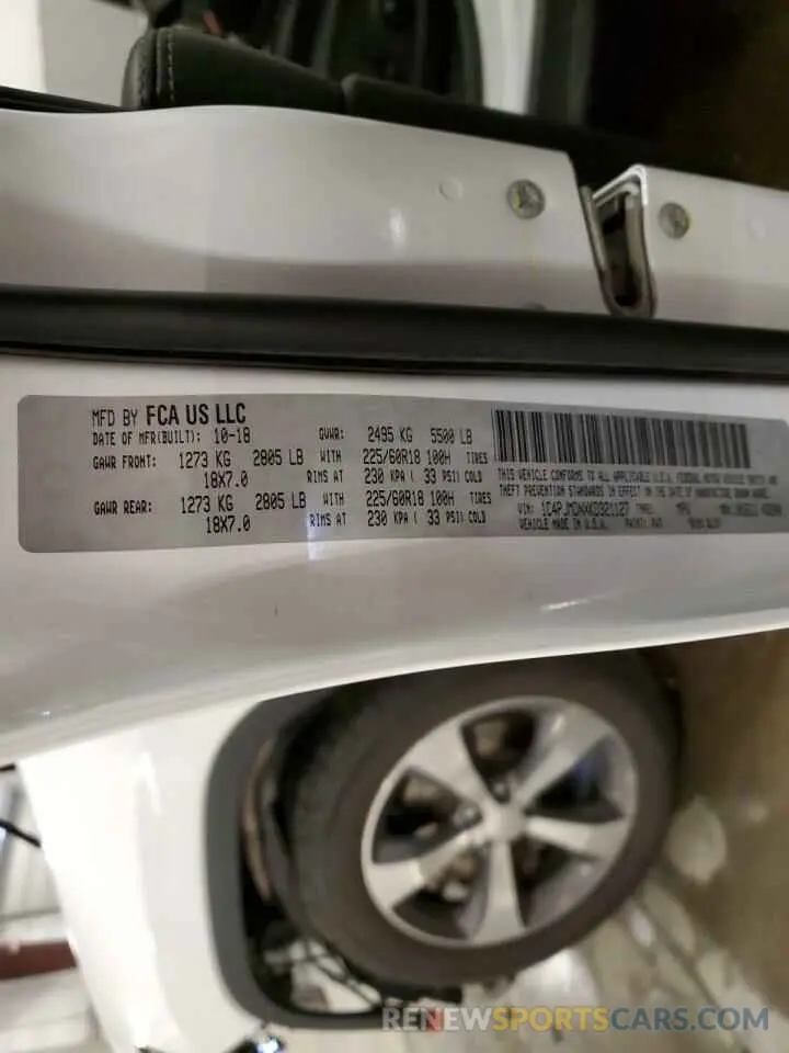 16 fotografías del automóvil dañado 1C4PJMDNXKD321127 JEEP GRAND CHER 2019