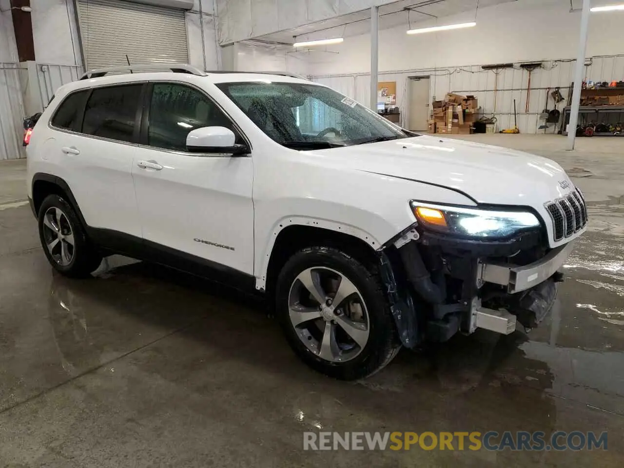 4 fotografías del automóvil dañado 1C4PJMDNXKD321127 JEEP GRAND CHER 2019