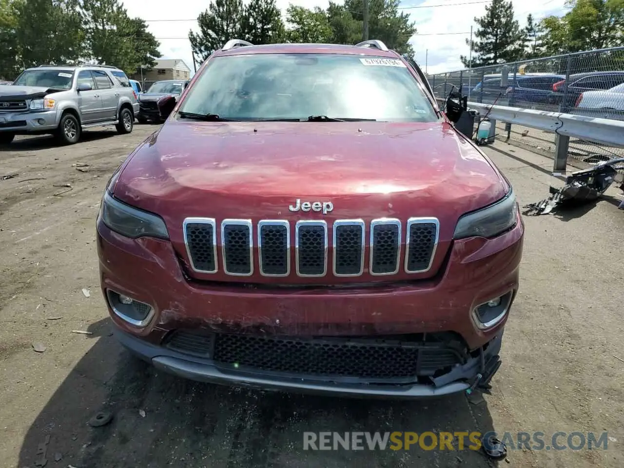 5 fotografías del automóvil dañado 1C4PJMDX3KD305174 JEEP GRAND CHER 2019