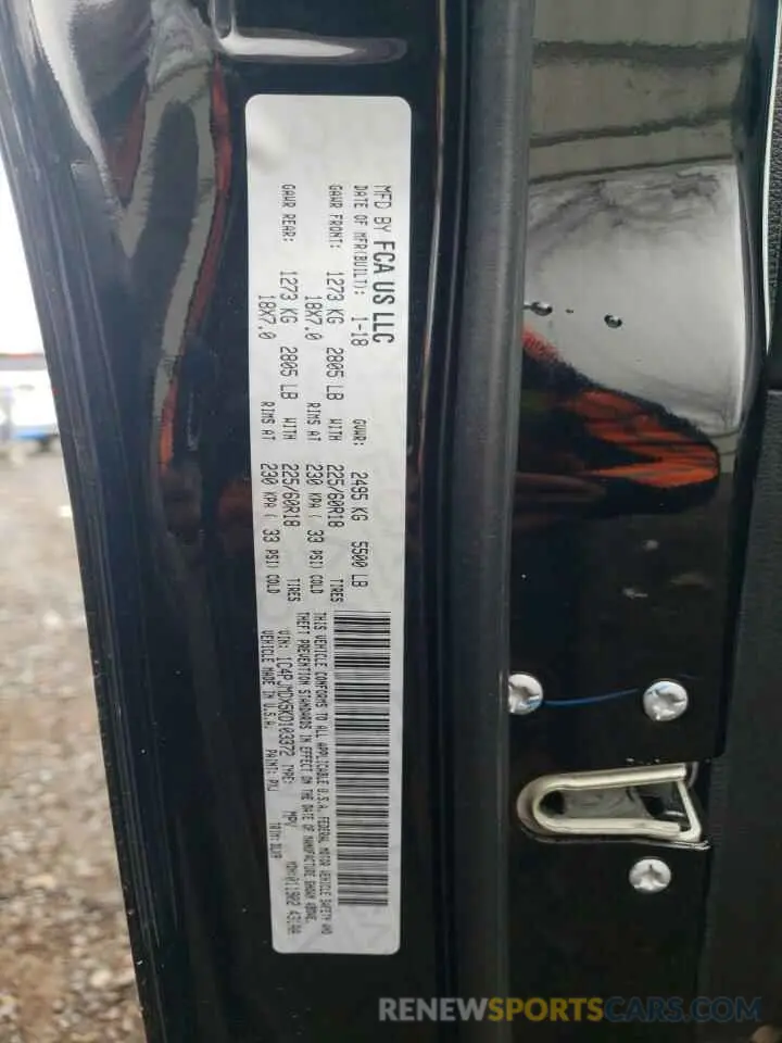 13 fotografías del automóvil dañado 1C4PJMDX5KD103372 JEEP GRAND CHER 2019
