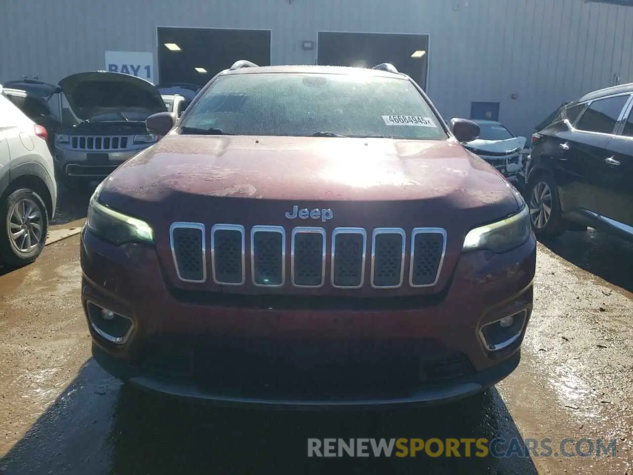 5 fotografías del automóvil dañado 1C4PJMDX8KD309317 JEEP GRAND CHER 2019