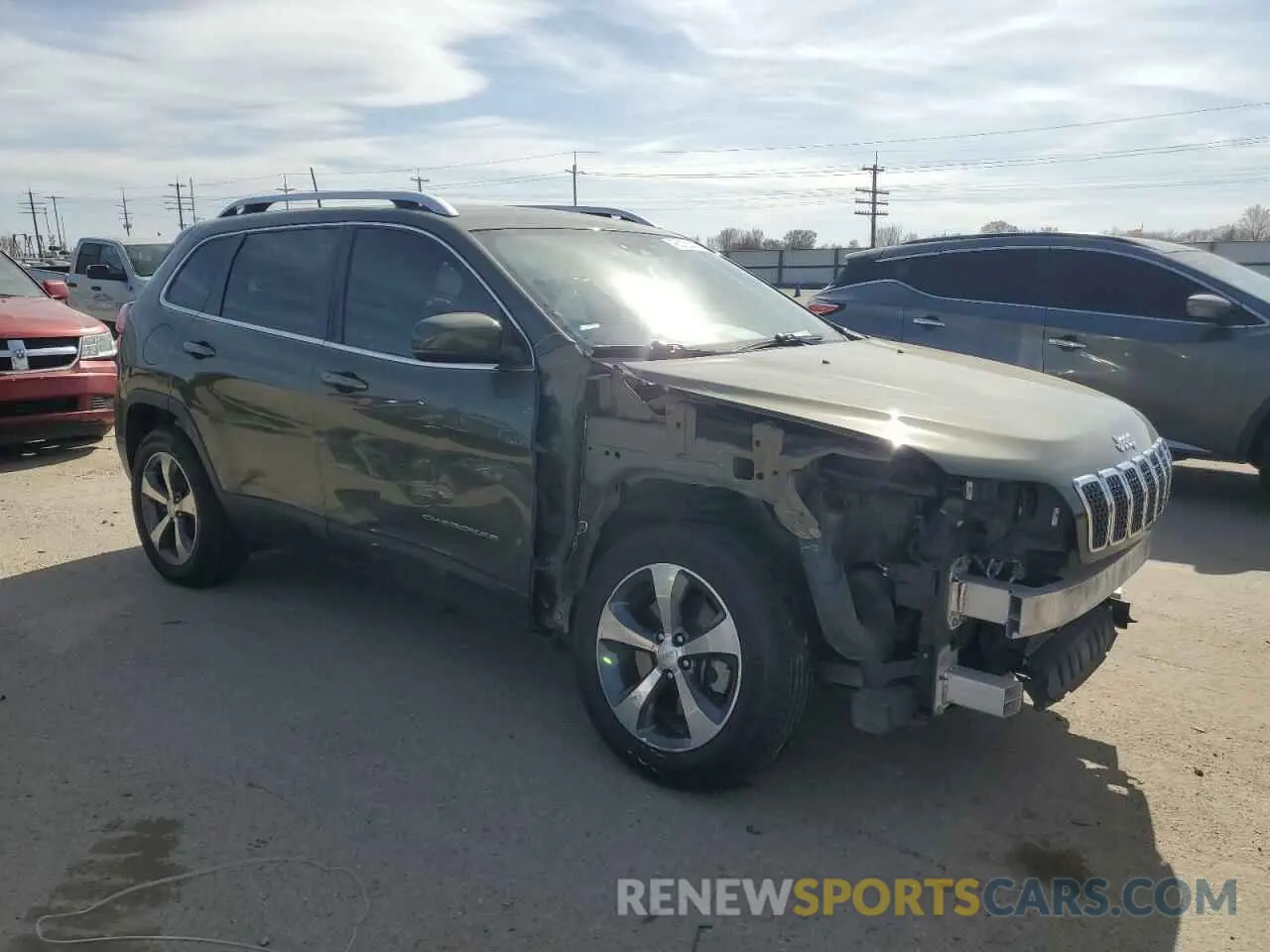 4 fotografías del automóvil dañado 1C4PJMDX9KD107554 JEEP GRAND CHER 2019