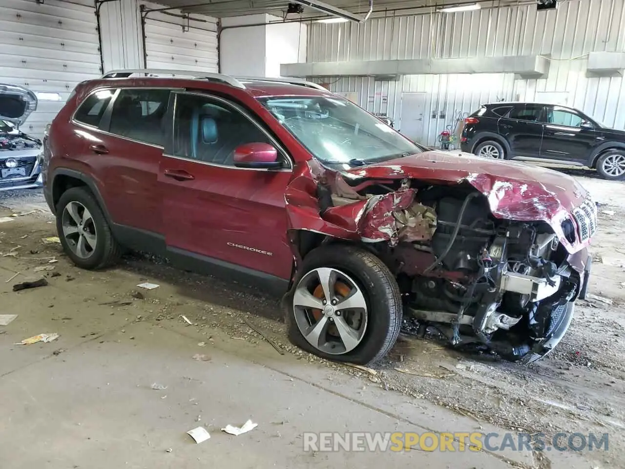 4 fotografías del automóvil dañado 1C4PJMDX9KD121874 JEEP GRAND CHER 2019