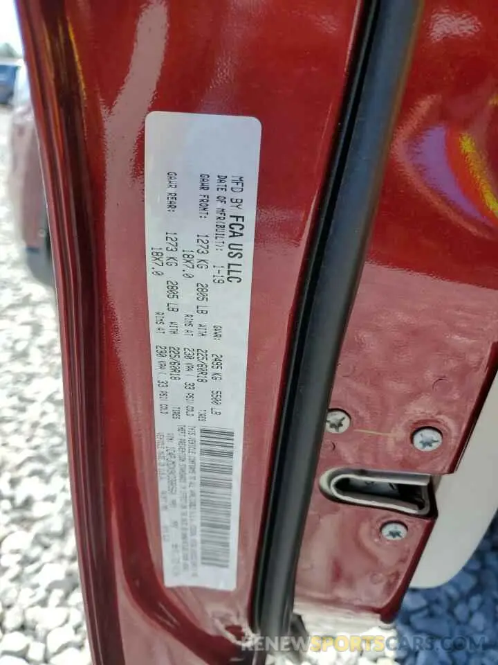 13 fotografías del automóvil dañado 1C4PJMDX9KD380560 JEEP GRAND CHER 2019