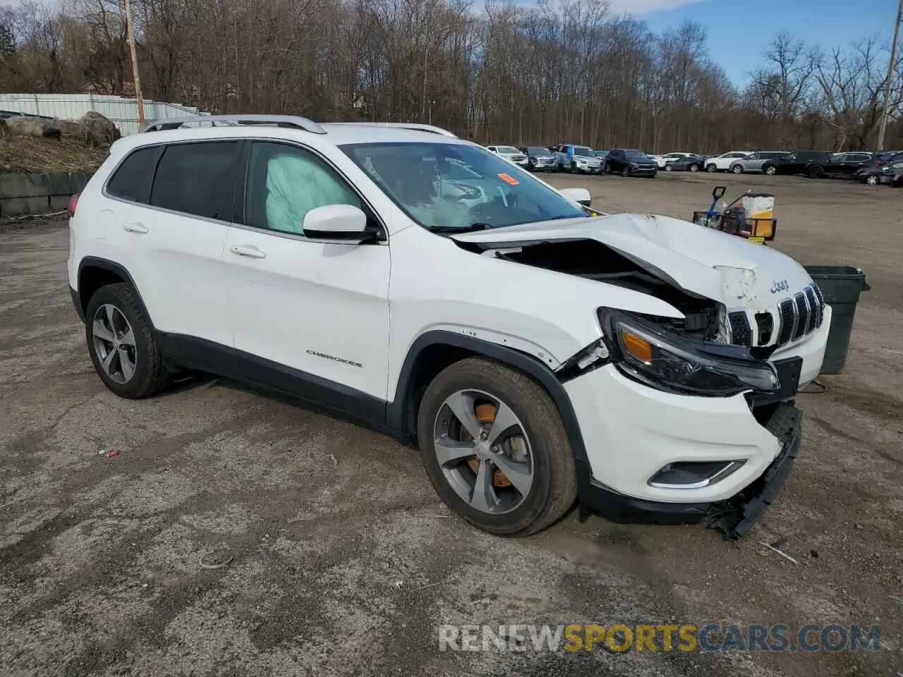 4 fotografías del automóvil dañado 1C4PJMDXXKD363508 JEEP GRAND CHER 2019