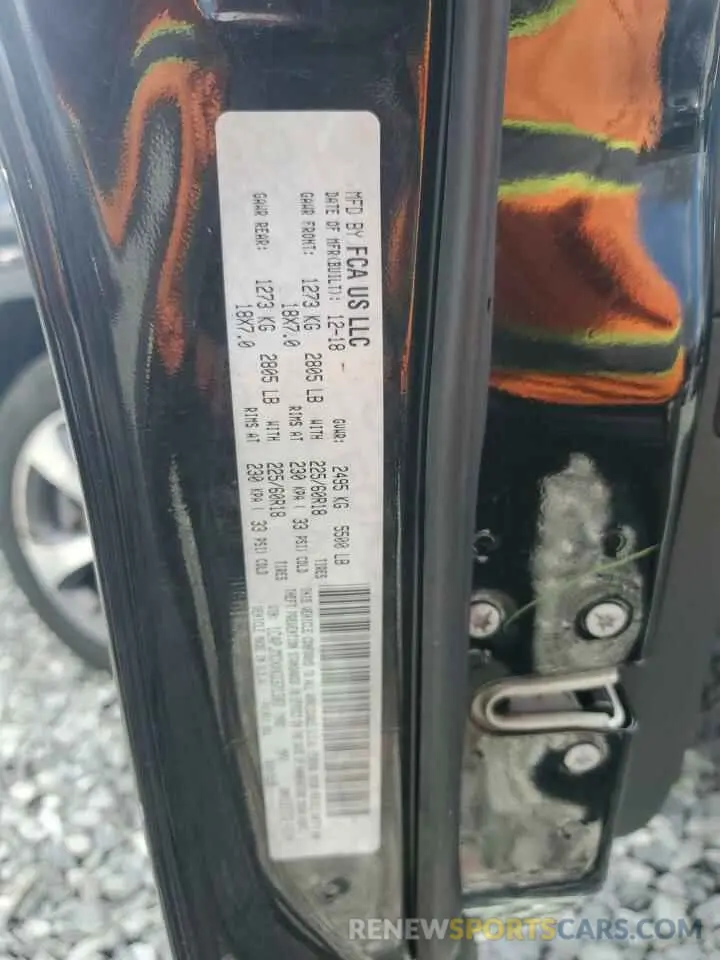 13 fotografías del automóvil dañado 1C4PJMDXXKD371303 JEEP GRAND CHER 2019