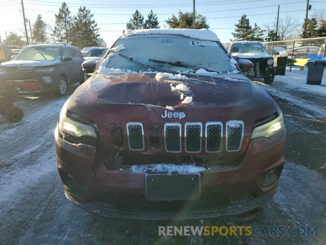 5 fotografías del automóvil dañado 1C4PJMLB3KD454979 JEEP GRAND CHER 2019