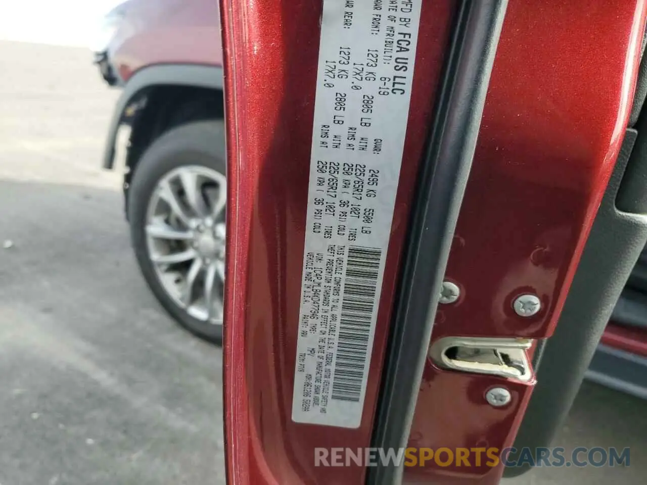 12 fotografías del automóvil dañado 1C4PJMLB4KD477946 JEEP GRAND CHER 2019