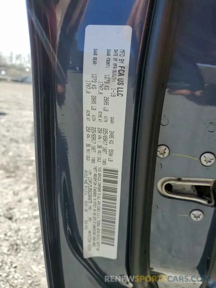 13 fotografías del automóvil dañado 1C4PJMLB5KD384675 JEEP GRAND CHER 2019