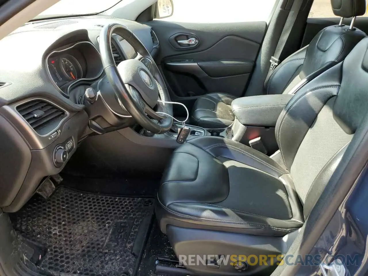 7 fotografías del automóvil dañado 1C4PJMLB5KD384675 JEEP GRAND CHER 2019
