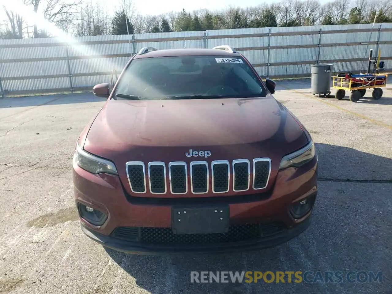 5 fotografías del automóvil dañado 1C4PJMLB9KD213380 JEEP GRAND CHER 2019