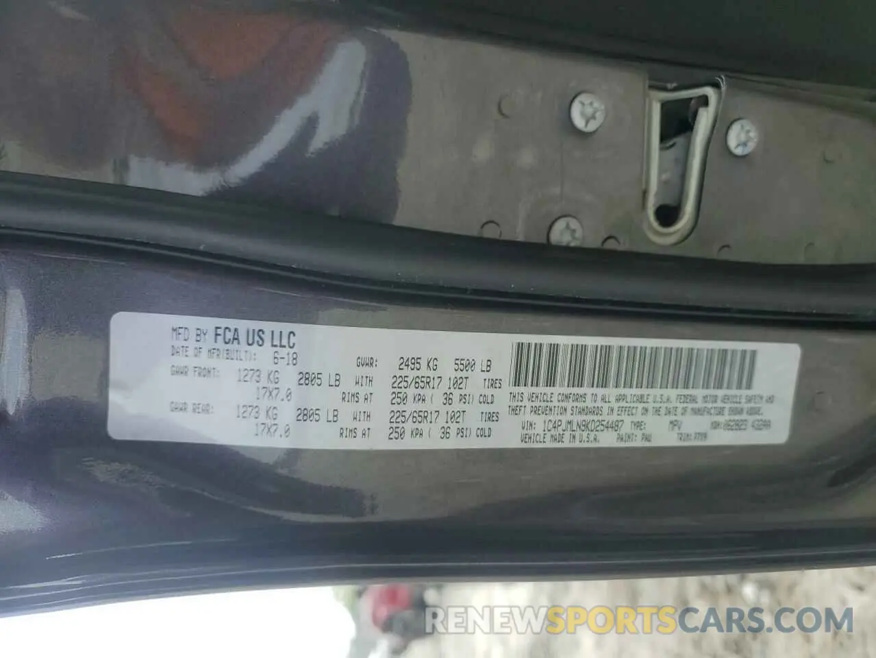 13 fotografías del automóvil dañado 1C4PJMLN9KD254487 JEEP GRAND CHER 2019