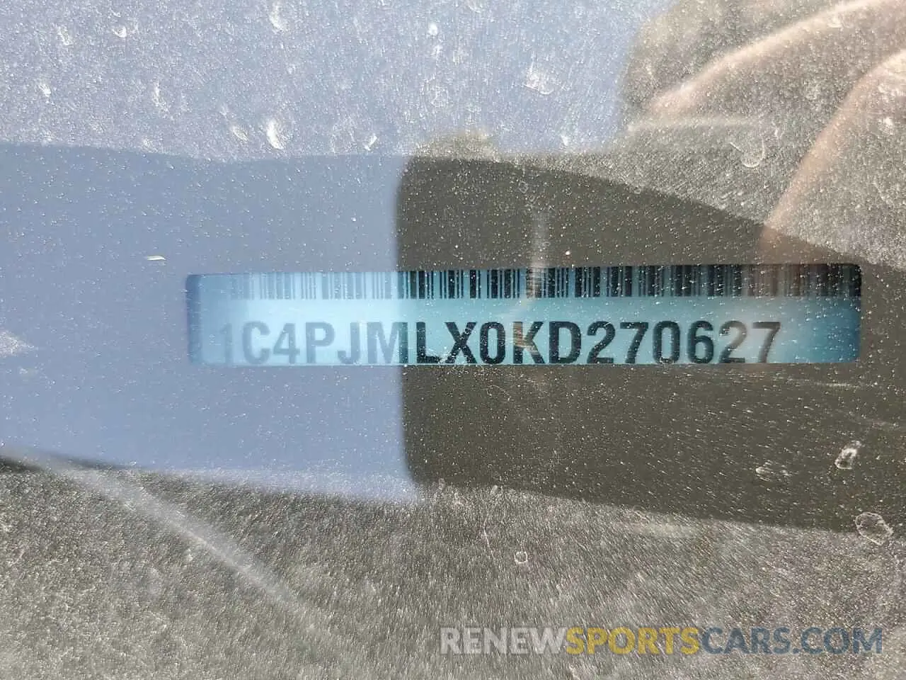 13 fotografías del automóvil dañado 1C4PJMLX0KD270627 JEEP GRAND CHER 2019