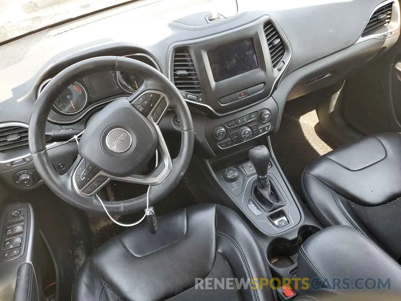8 fotografías del automóvil dañado 1C4PJMLX0KD270627 JEEP GRAND CHER 2019