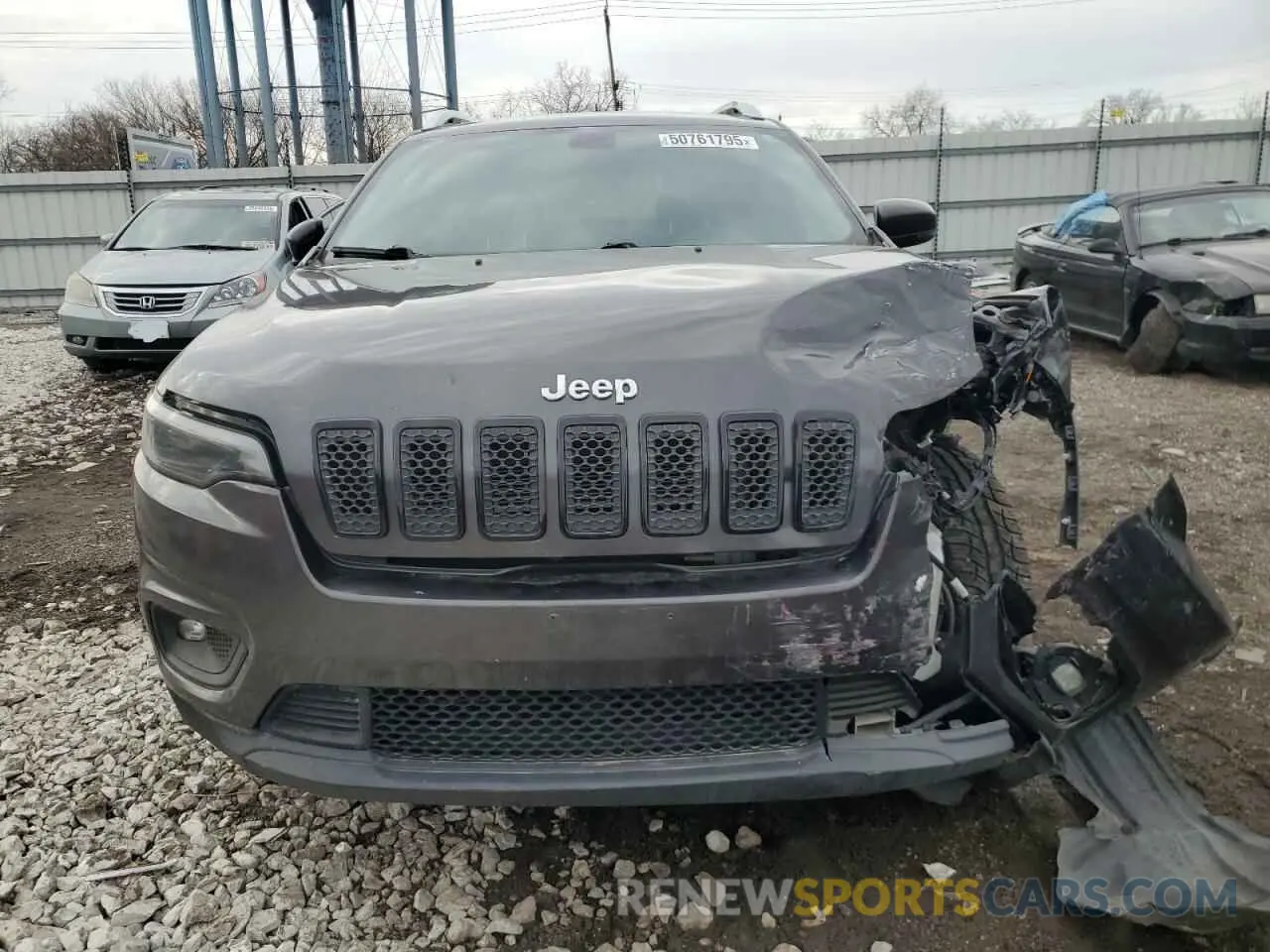 5 fotografías del automóvil dañado 1C4PJMLX6KD378329 JEEP GRAND CHER 2019