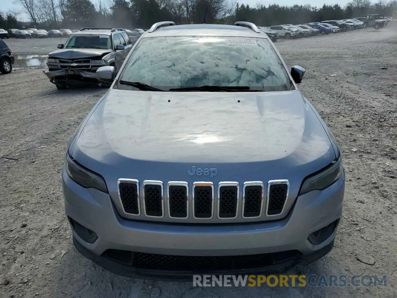 5 fotografías del automóvil dañado 1C4PJMLX7KD364990 JEEP GRAND CHER 2019