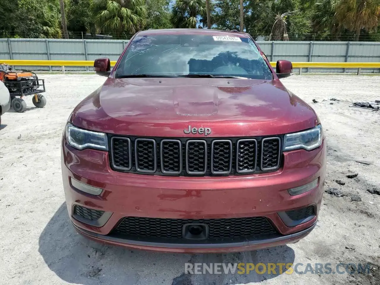 5 fotografías del automóvil dañado 1C4RJECG5KC662474 JEEP GRAND CHER 2019