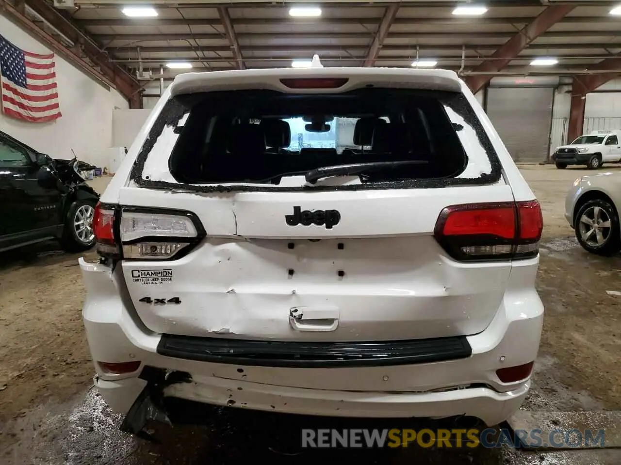 6 fotografías del automóvil dañado 1C4RJFAG1KC618982 JEEP GRAND CHER 2019