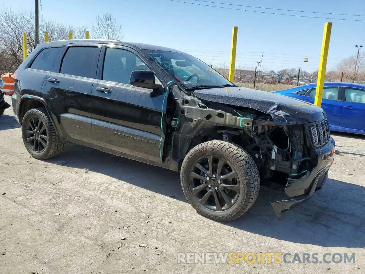 4 fotografías del automóvil dañado 1C4RJFAG1KC819376 JEEP GRAND CHER 2019
