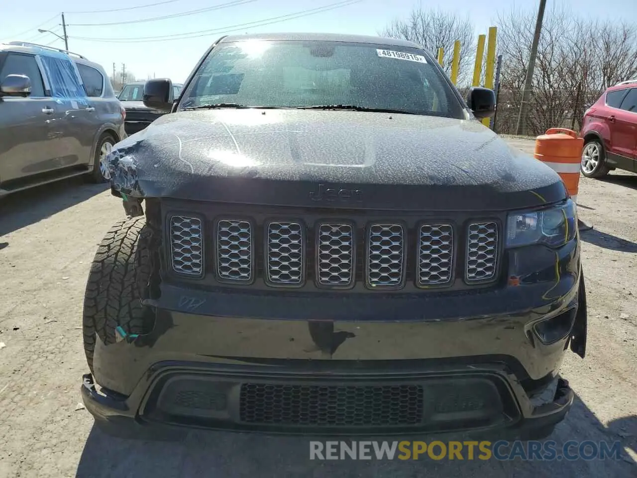 5 fotografías del automóvil dañado 1C4RJFAG1KC819376 JEEP GRAND CHER 2019