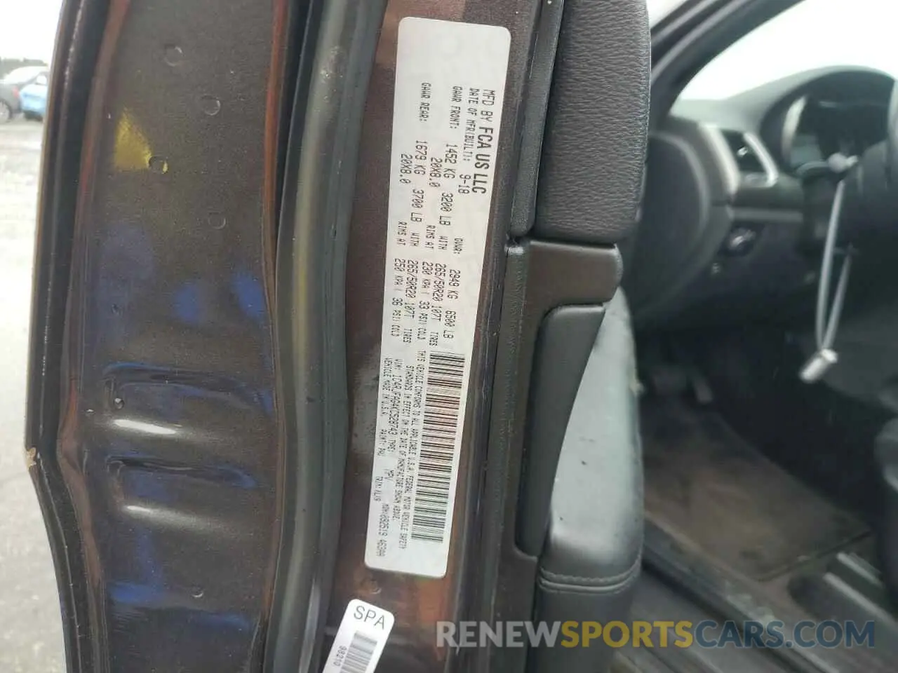 14 fotografías del automóvil dañado 1C4RJFAG4KC528743 JEEP GRAND CHER 2019