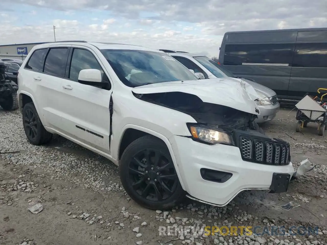4 fotografías del automóvil dañado 1C4RJFAG5KC562660 JEEP GRAND CHER 2019