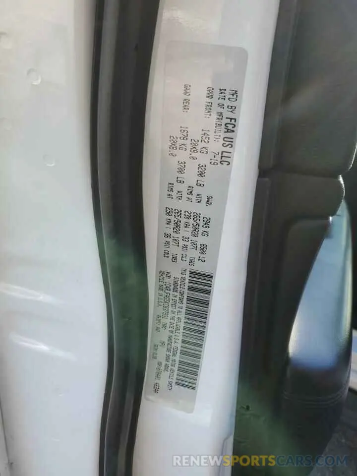 15 fotografías del automóvil dañado 1C4RJFAG5KC837931 JEEP GRAND CHER 2019