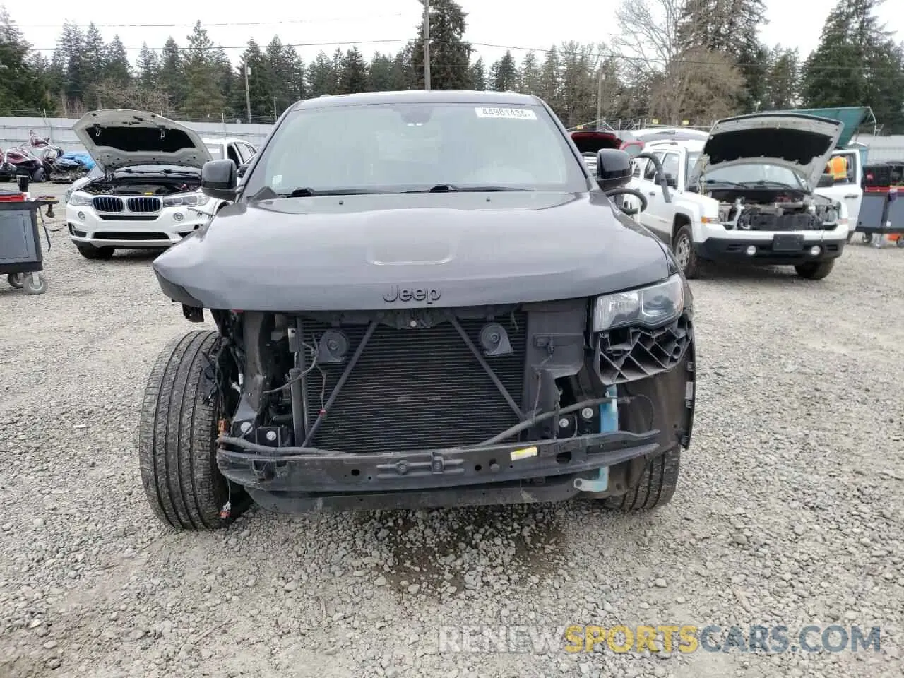 5 fotografías del automóvil dañado 1C4RJFAGXKC592852 JEEP GRAND CHER 2019