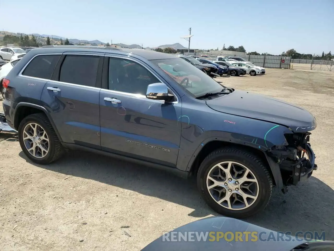 4 fotografías del automóvil dañado 1C4RJFBG0KC800476 JEEP GRAND CHER 2019