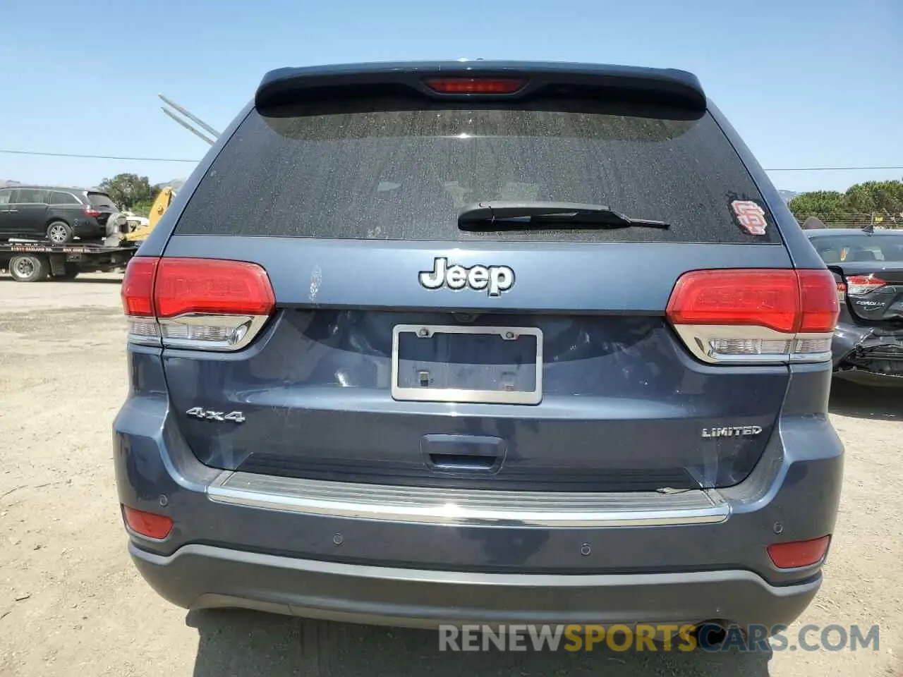 6 fotografías del automóvil dañado 1C4RJFBG0KC800476 JEEP GRAND CHER 2019
