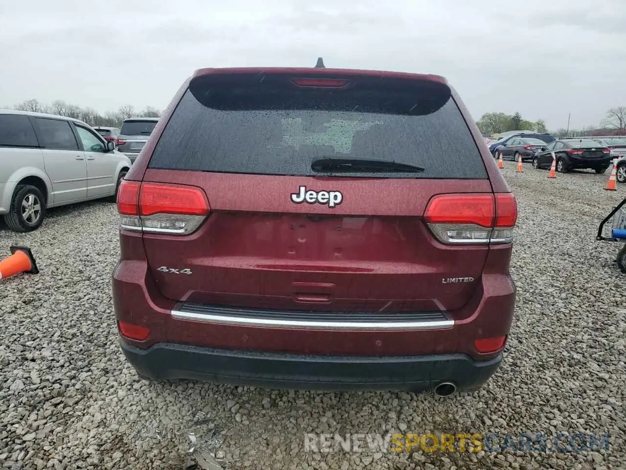 6 fotografías del automóvil dañado 1C4RJFBG1KC665511 JEEP GRAND CHER 2019