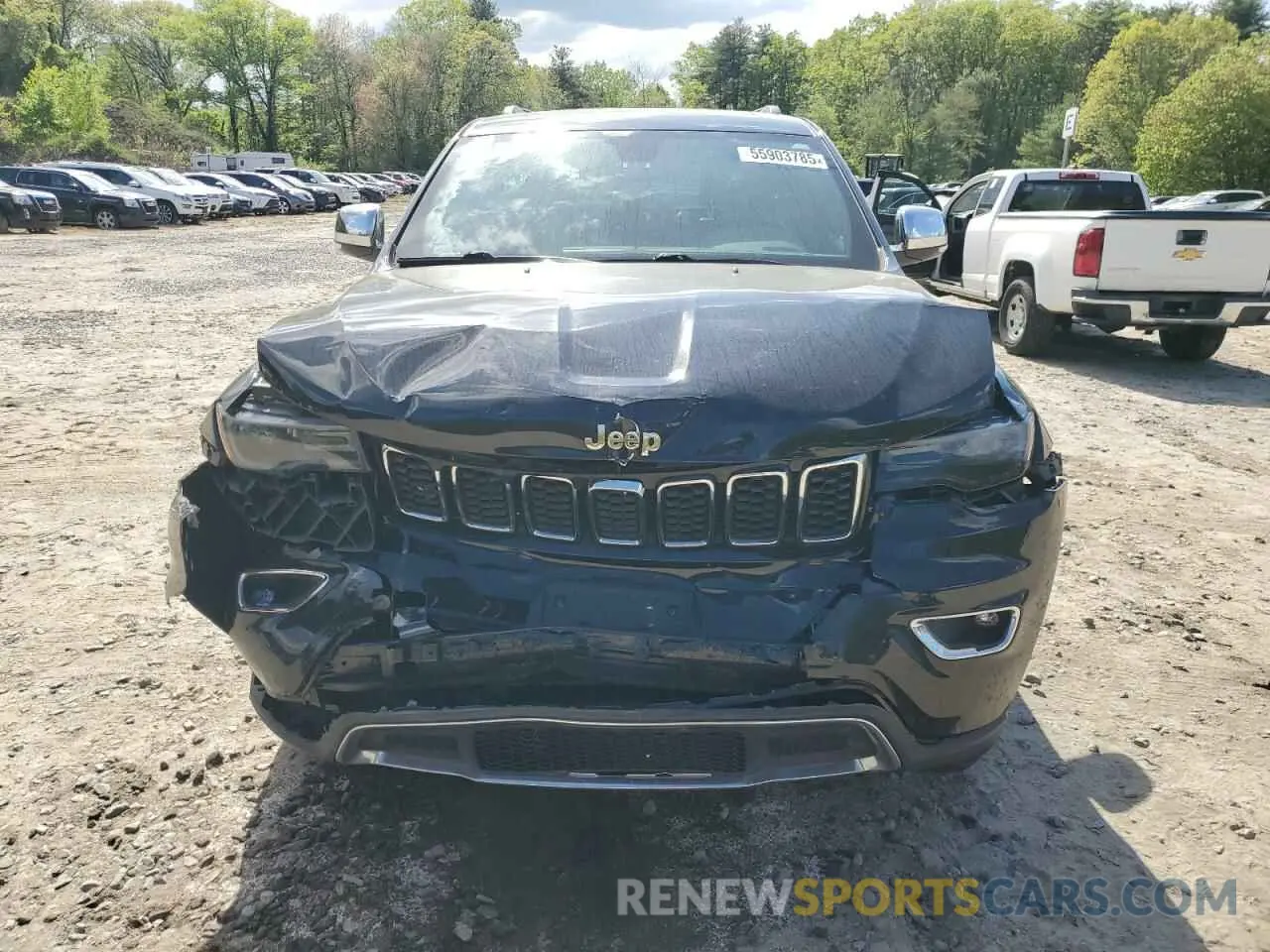 5 fotografías del automóvil dañado 1C4RJFBG2KC654453 JEEP GRAND CHER 2019