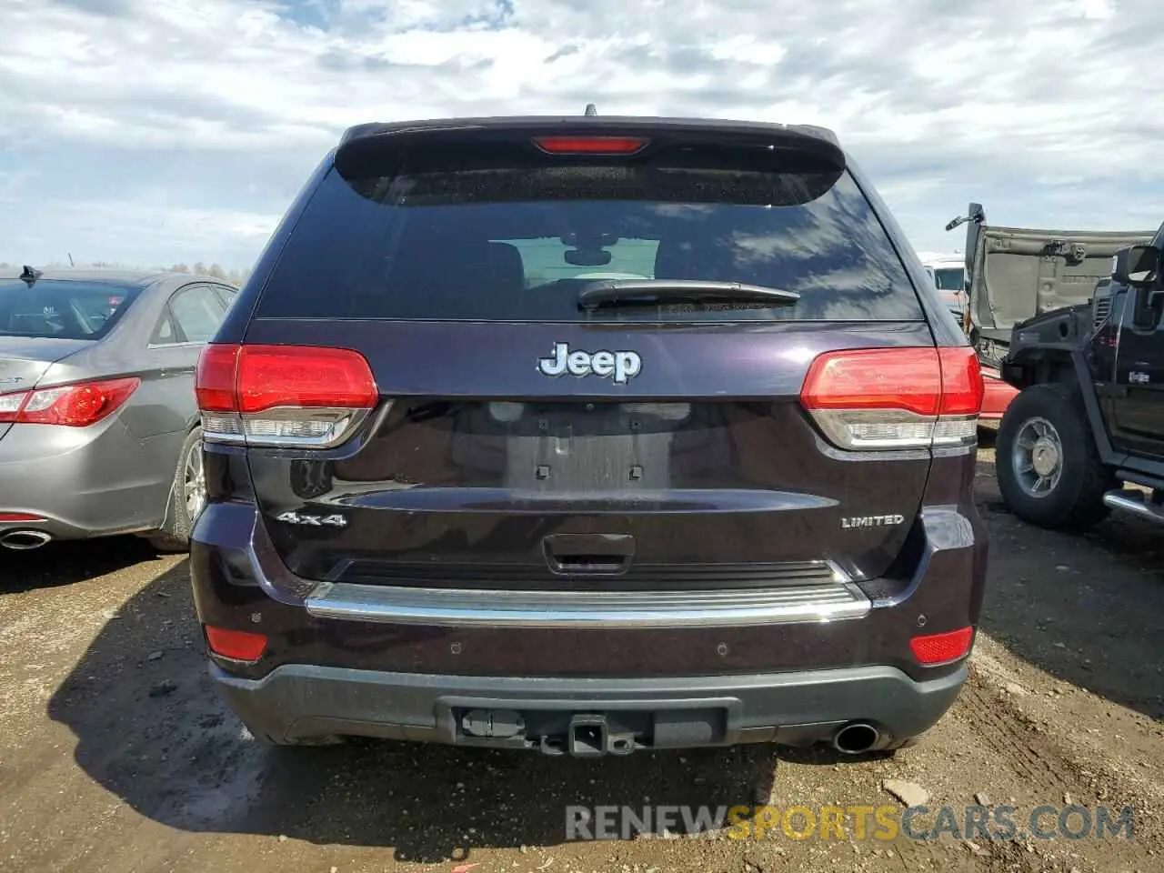6 fotografías del automóvil dañado 1C4RJFBG3KC571310 JEEP GRAND CHER 2019