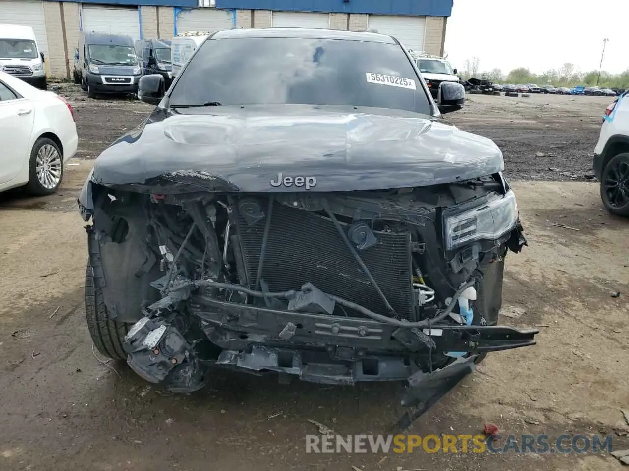 5 fotografías del automóvil dañado 1C4RJFBG3KC601485 JEEP GRAND CHER 2019