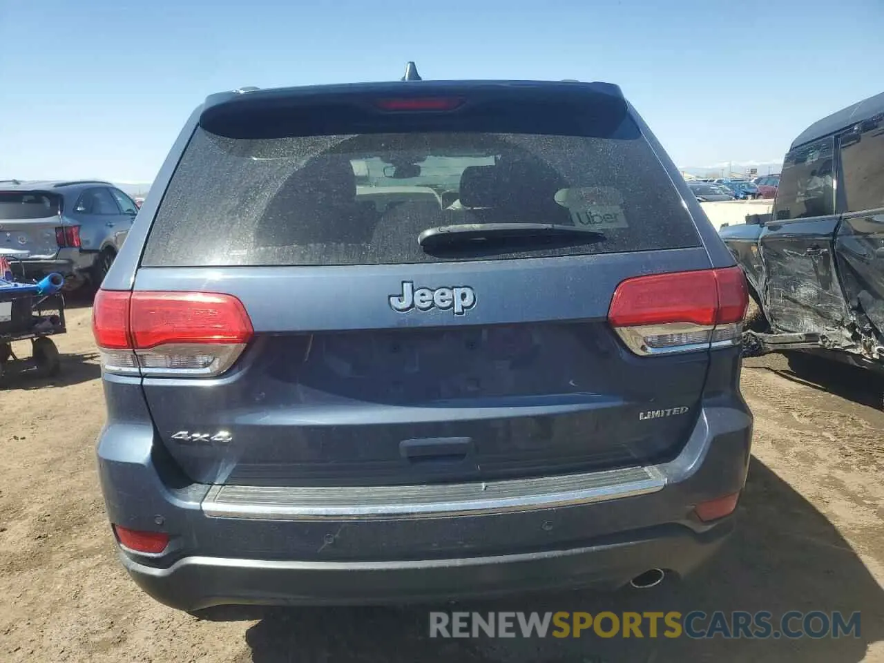 6 fotografías del automóvil dañado 1C4RJFBG4KC768969 JEEP GRAND CHER 2019