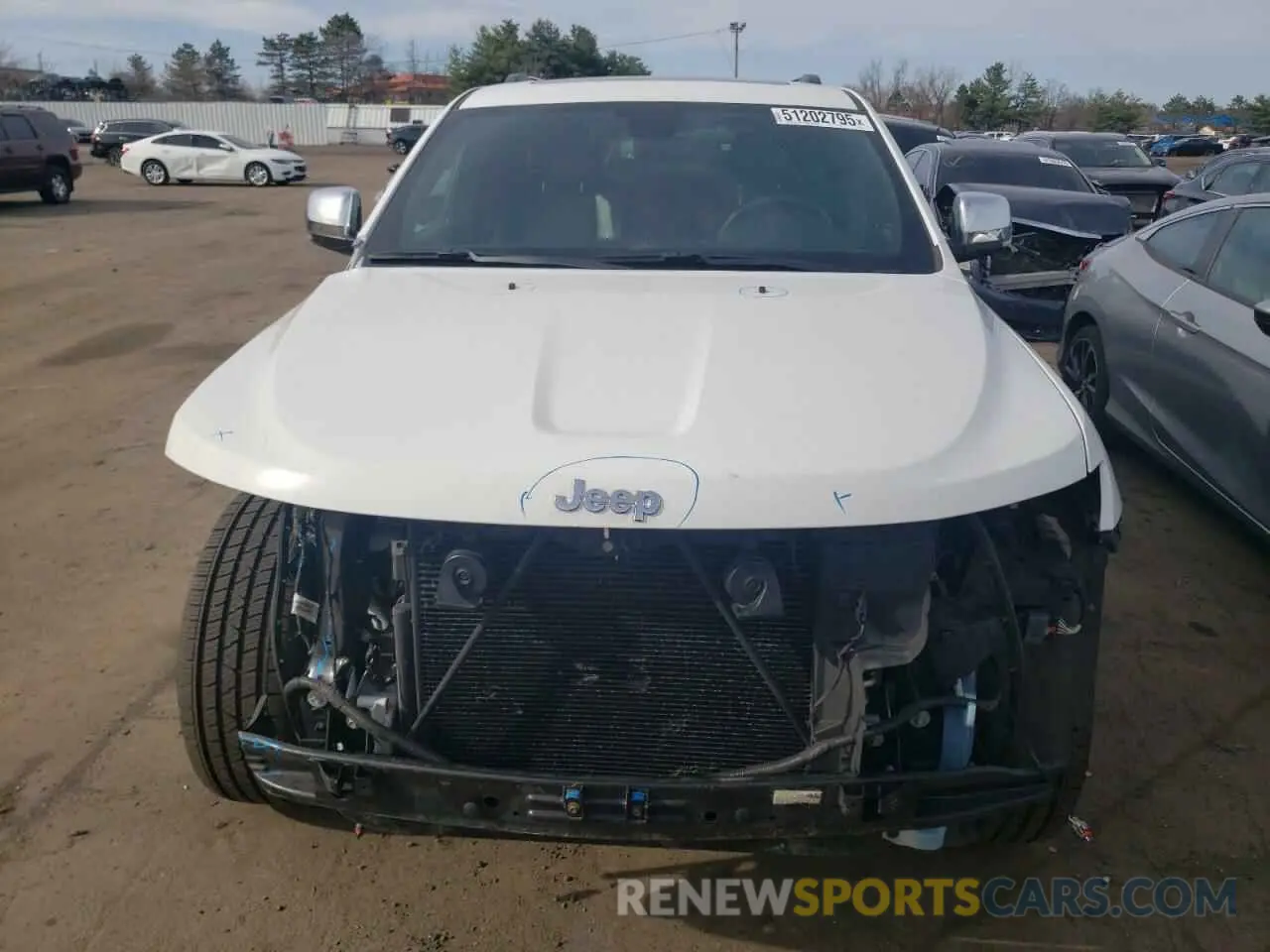 5 fotografías del automóvil dañado 1C4RJFBG6KC687858 JEEP GRAND CHER 2019