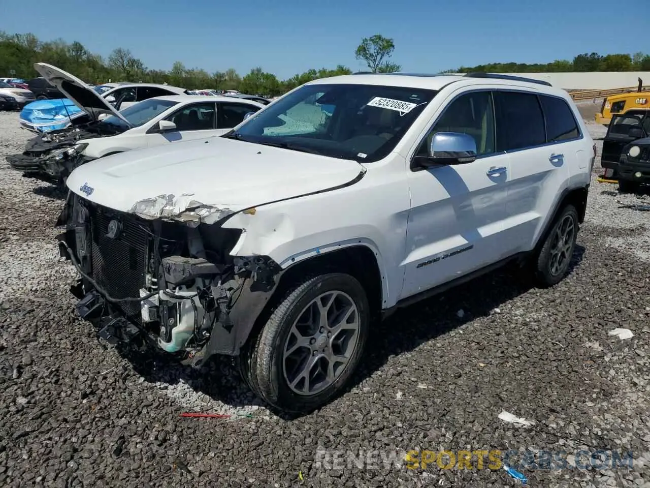 1 fotografías del automóvil dañado 1C4RJFBG7KC540450 JEEP GRAND CHER 2019
