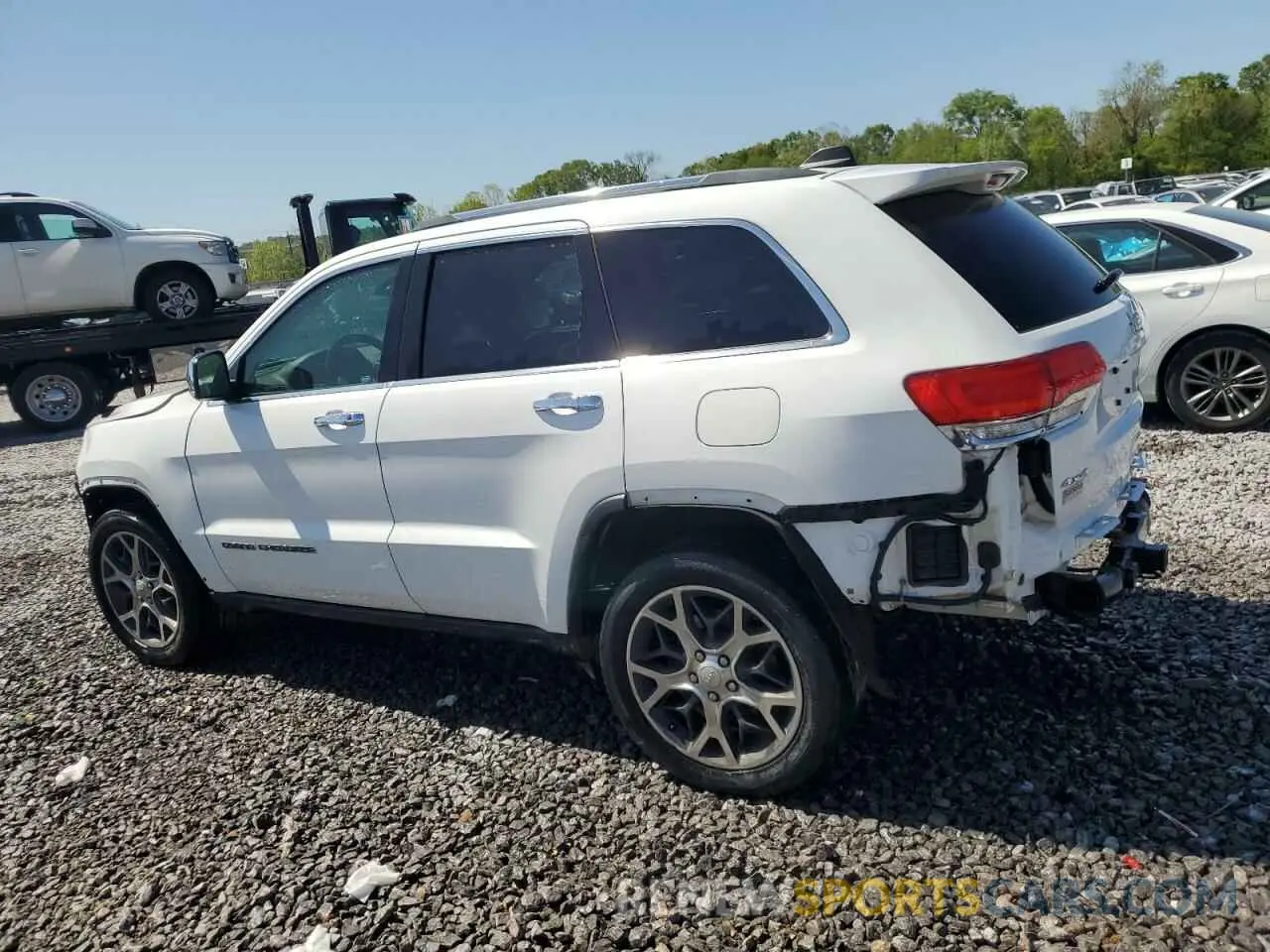 2 fotografías del automóvil dañado 1C4RJFBG7KC540450 JEEP GRAND CHER 2019