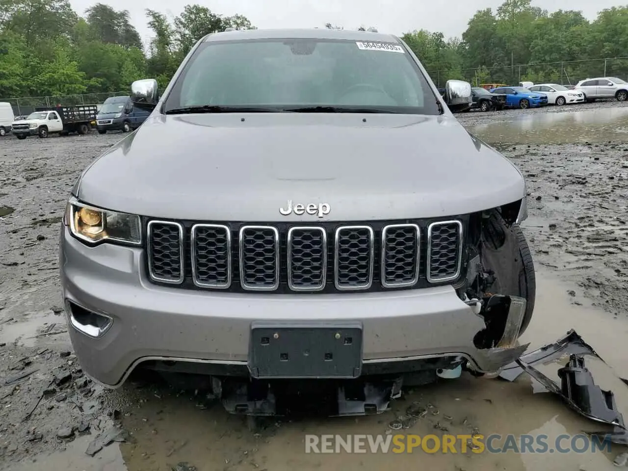 5 fotografías del automóvil dañado 1C4RJFBG8KC671886 JEEP GRAND CHER 2019