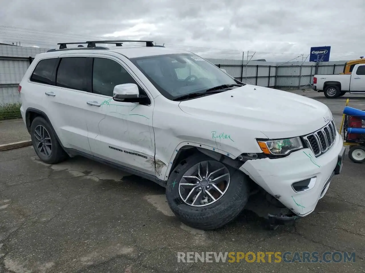 4 fotografías del automóvil dañado 1C4RJFBG9KC723851 JEEP GRAND CHER 2019