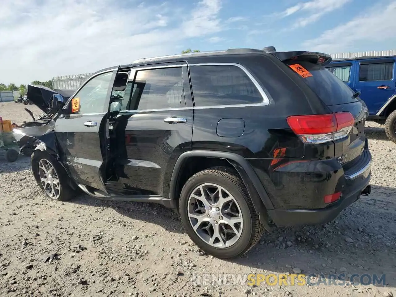 2 fotografías del automóvil dañado 1C4RJFBGXKC574415 JEEP GRAND CHER 2019