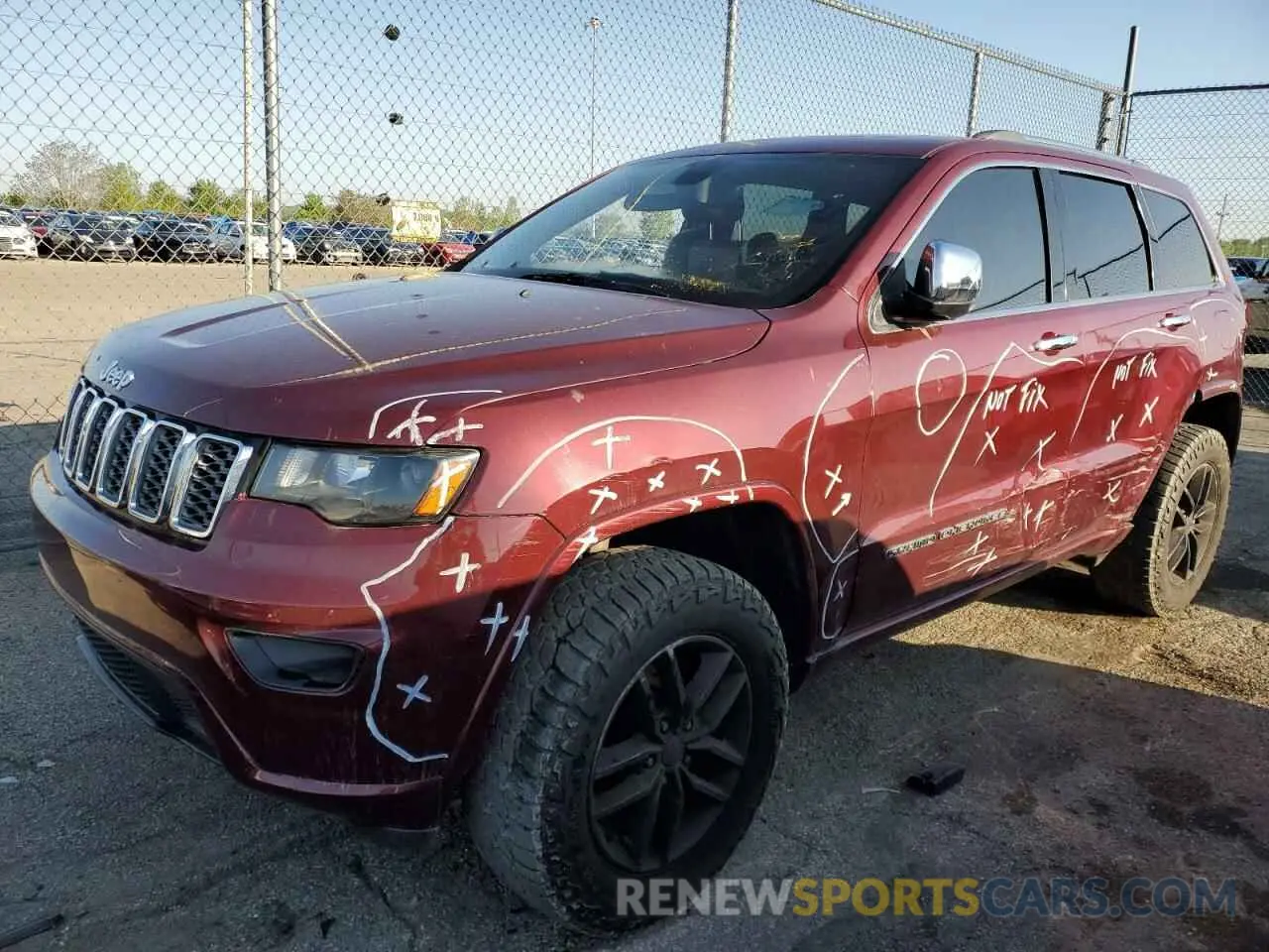 1 fotografías del automóvil dañado 1C4RJFBGXKC679861 JEEP GRAND CHER 2019