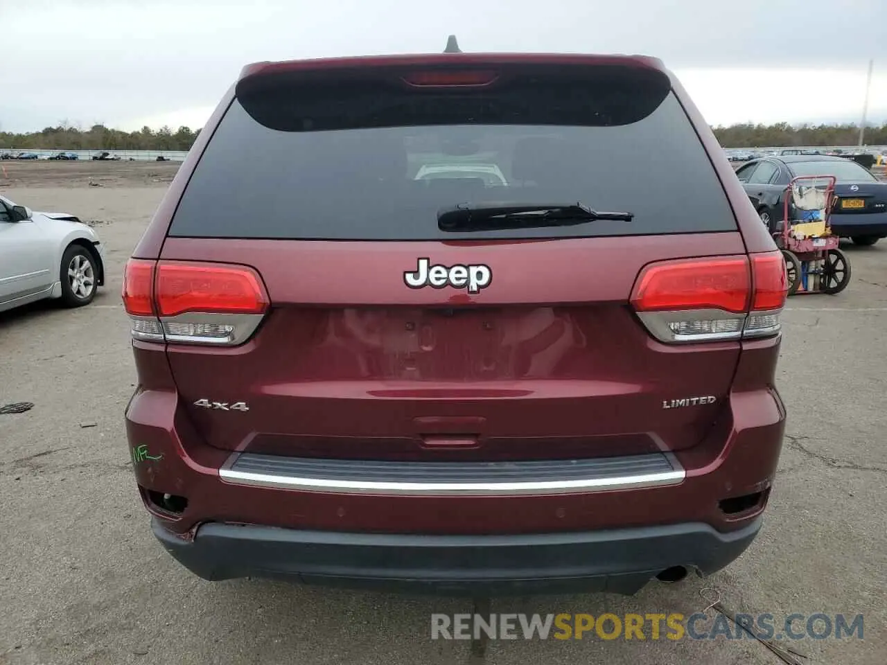 6 fotografías del automóvil dañado 1C4RJFBGXKC680346 JEEP GRAND CHER 2019