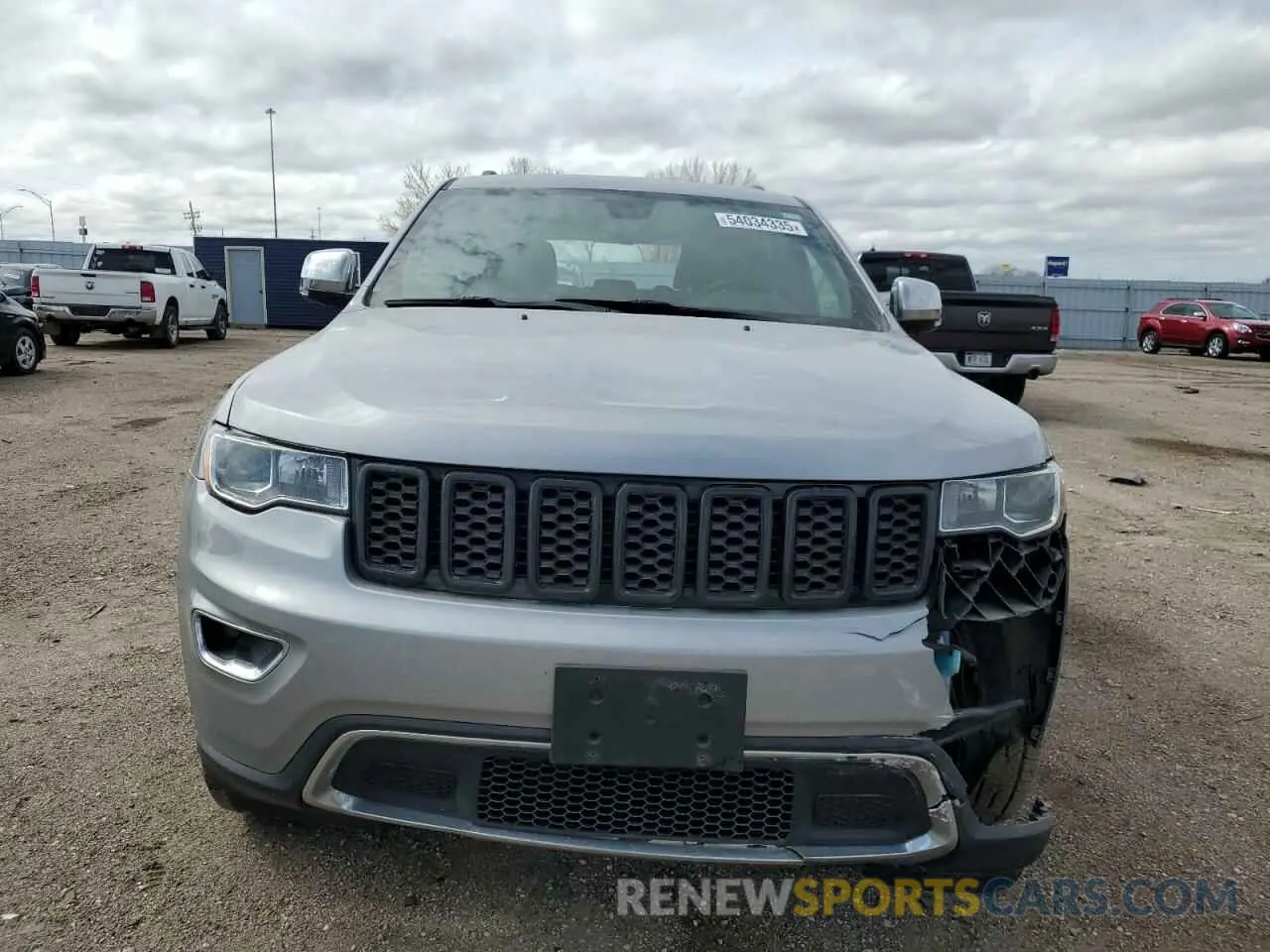 5 fotografías del automóvil dañado 1C4RJFBGXKC838930 JEEP GRAND CHER 2019