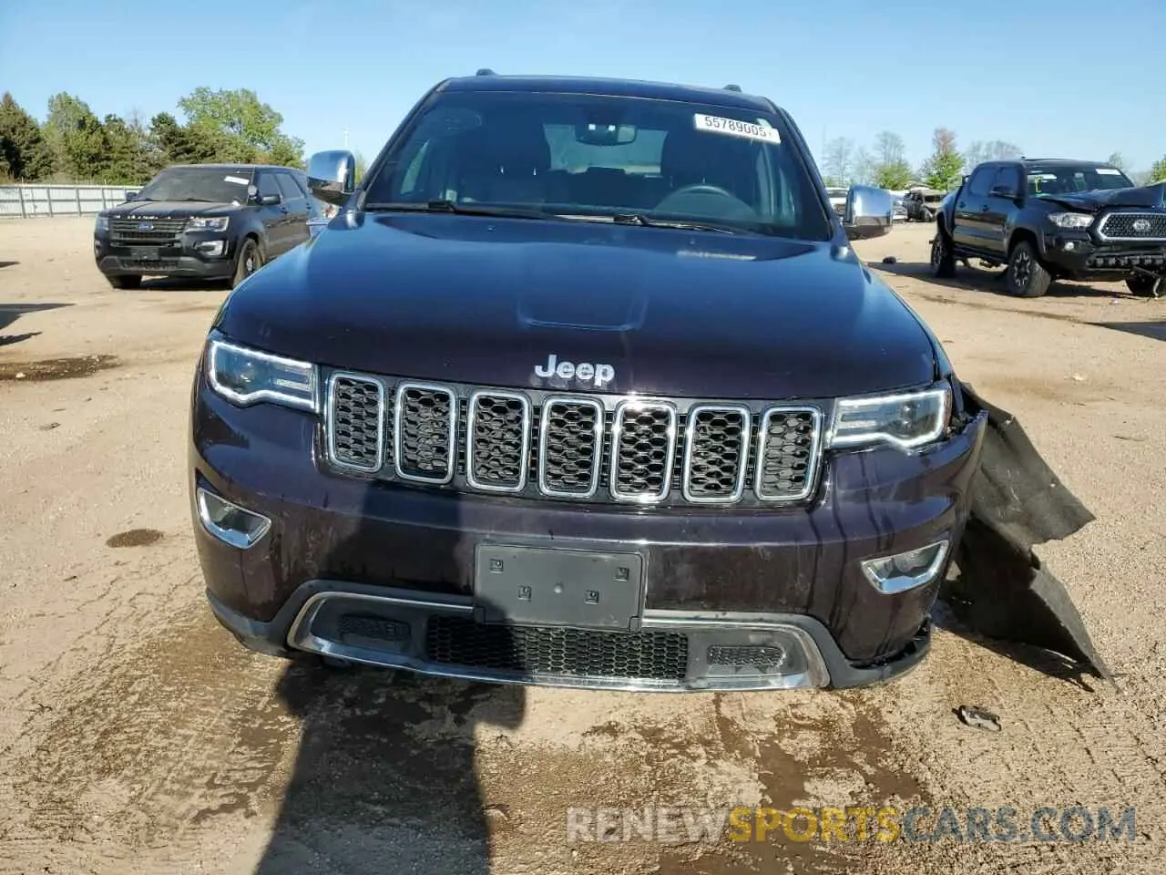 5 fotografías del automóvil dañado 1C4RJFBT2KC591948 JEEP GRAND CHER 2019