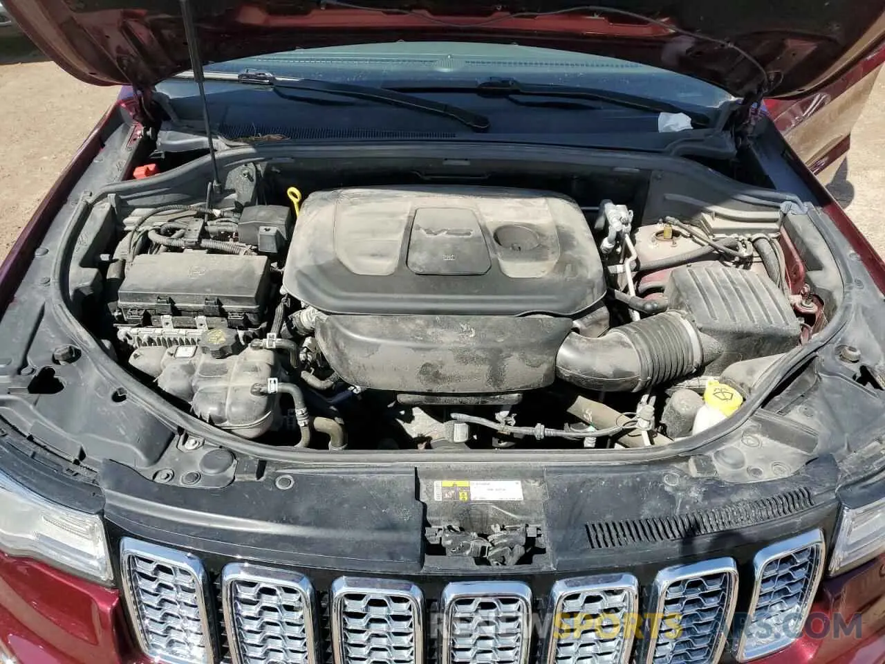 12 fotografías del automóvil dañado 1C4RJFCG6KC774755 JEEP GRAND CHER 2019