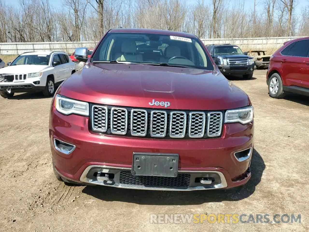 5 fotografías del automóvil dañado 1C4RJFCG6KC774755 JEEP GRAND CHER 2019
